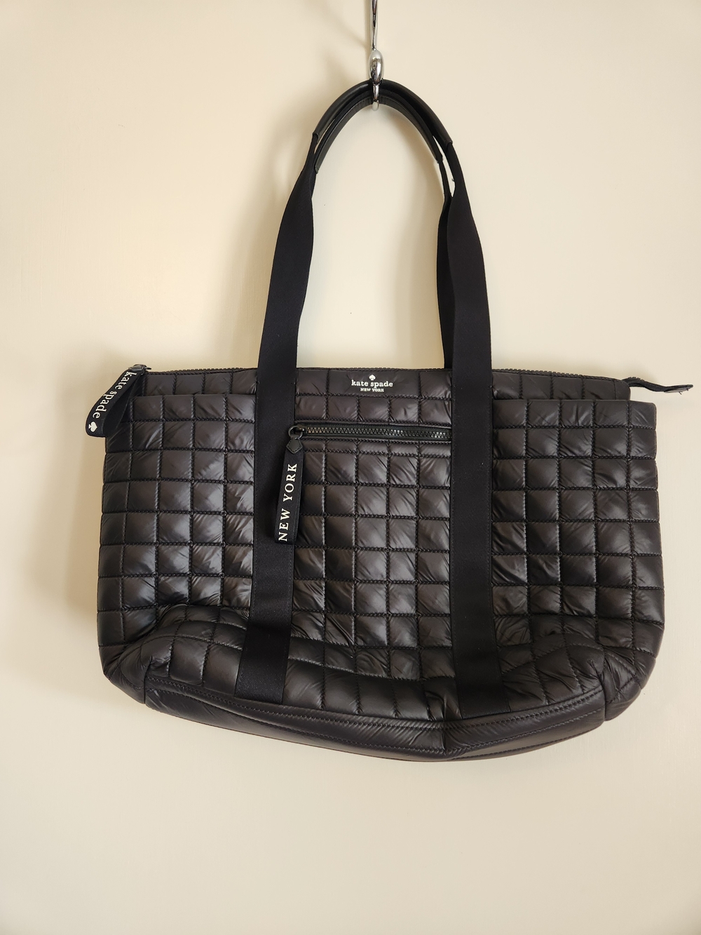 kate spade Quilted Black Tote Bag